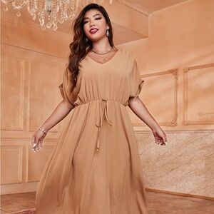 Flowing evening dress